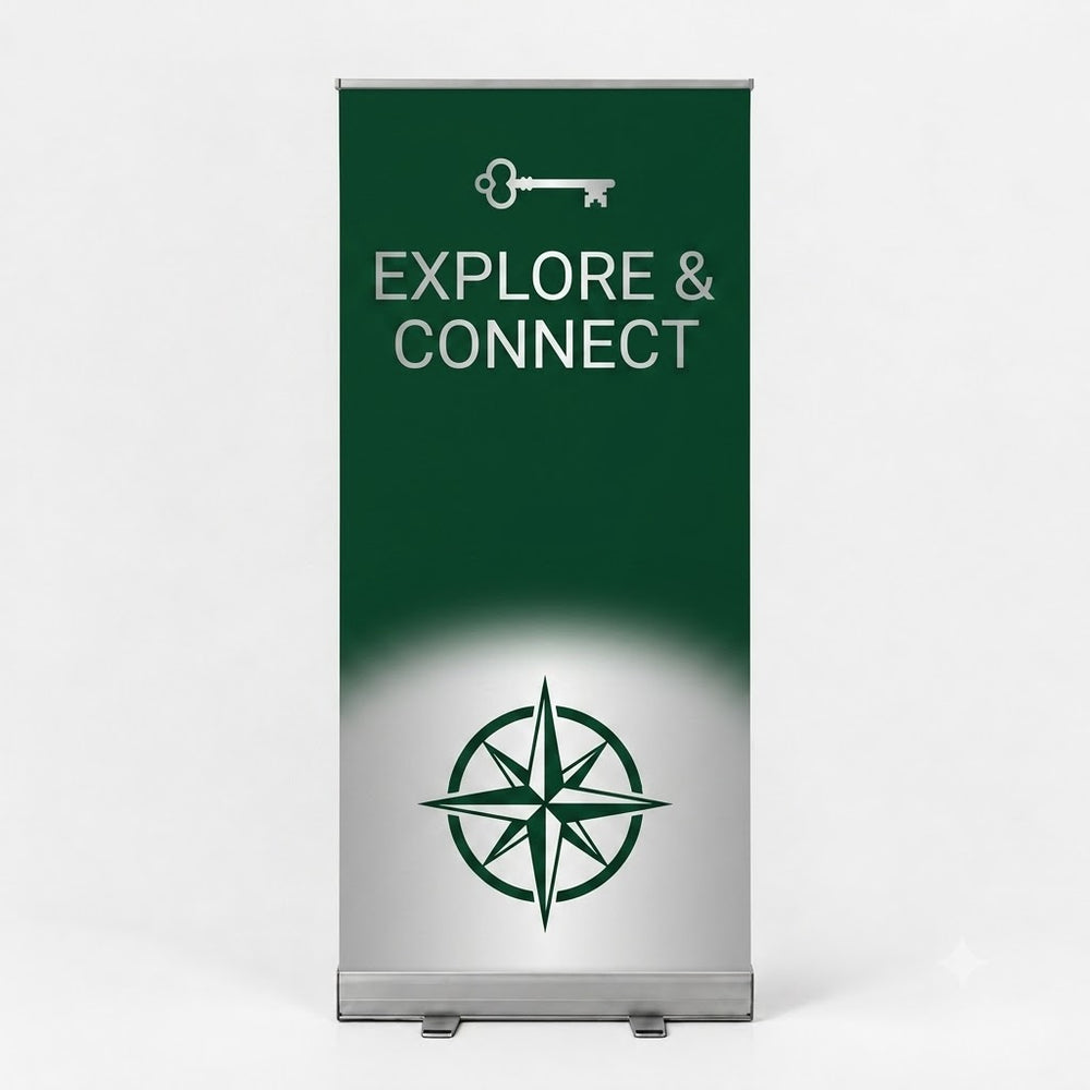 Banner enrollable de presupuesto