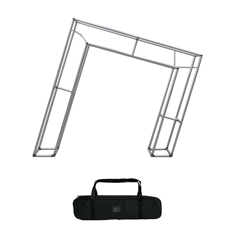 3D Slanted Arch Display Wall