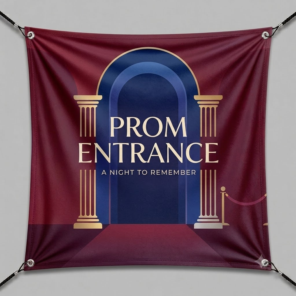 Double-Sided Printed Polyester Fabric for University Events