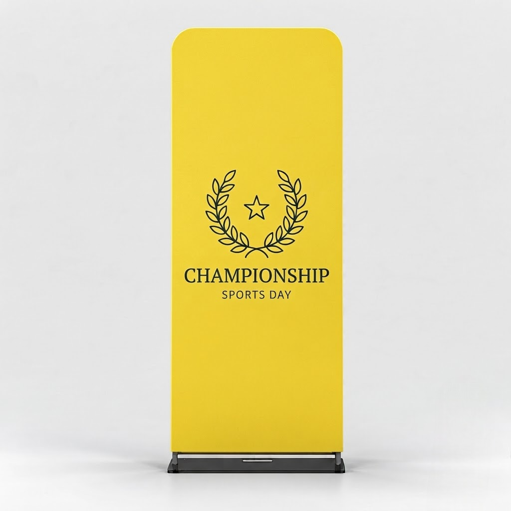 Soportes EZ Banner para exhibiciones en ferias comerciales