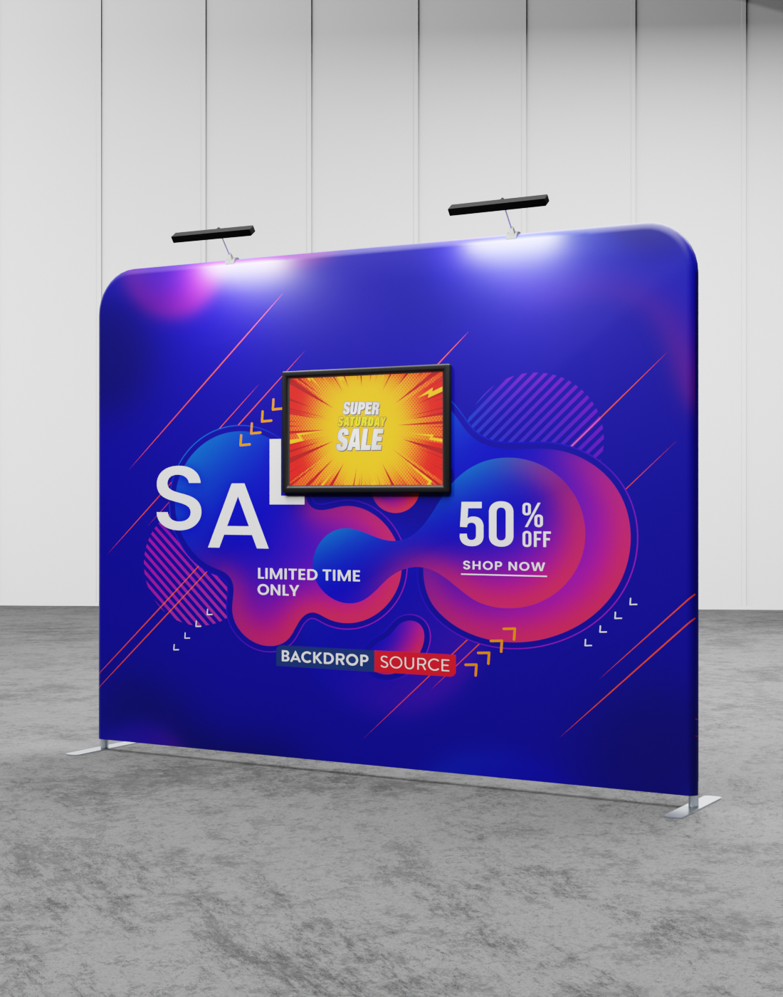 Media Wall with Accessories