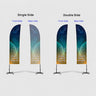 Church Straight Feather Wayfinding Flag