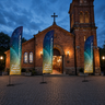 Church Straight Feather Wayfinding Flag