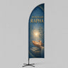 Church Straight Feather Wayfinding Flag