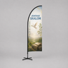 Church Straight Feather Wayfinding Flag