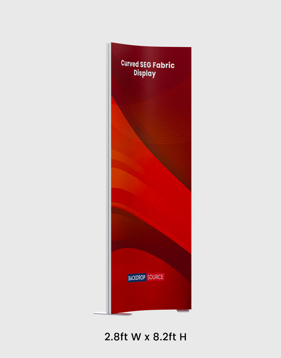 Curved SEG Fabric Display
