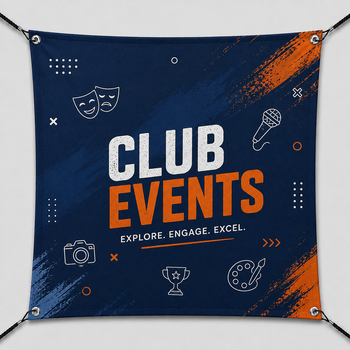 Printed Felt Fabric for School Bulletin & Club Displays