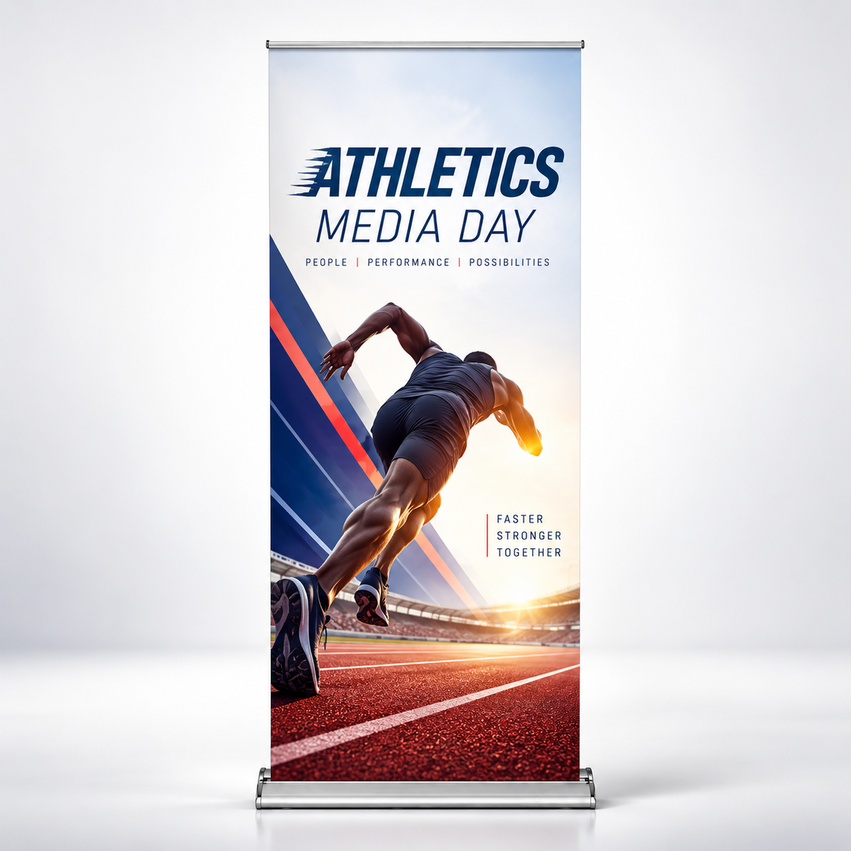 Banner enrollable de Silver Step