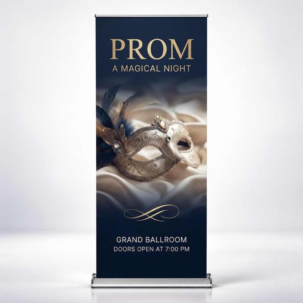 Banner enrollable de Silver Step