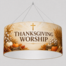 Church Sanctuary Circle Hanging Banner
