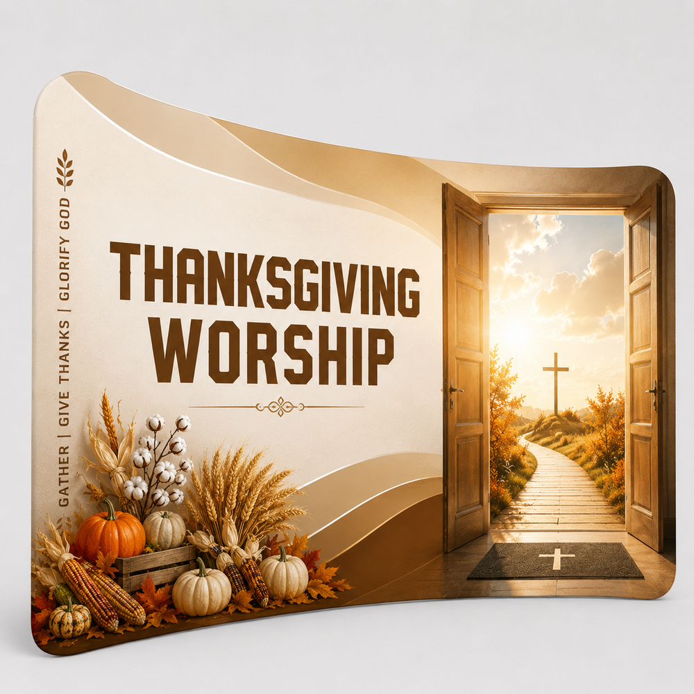 Church Curved Worship Media Wall
