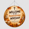 Church Vertical Disc Banner