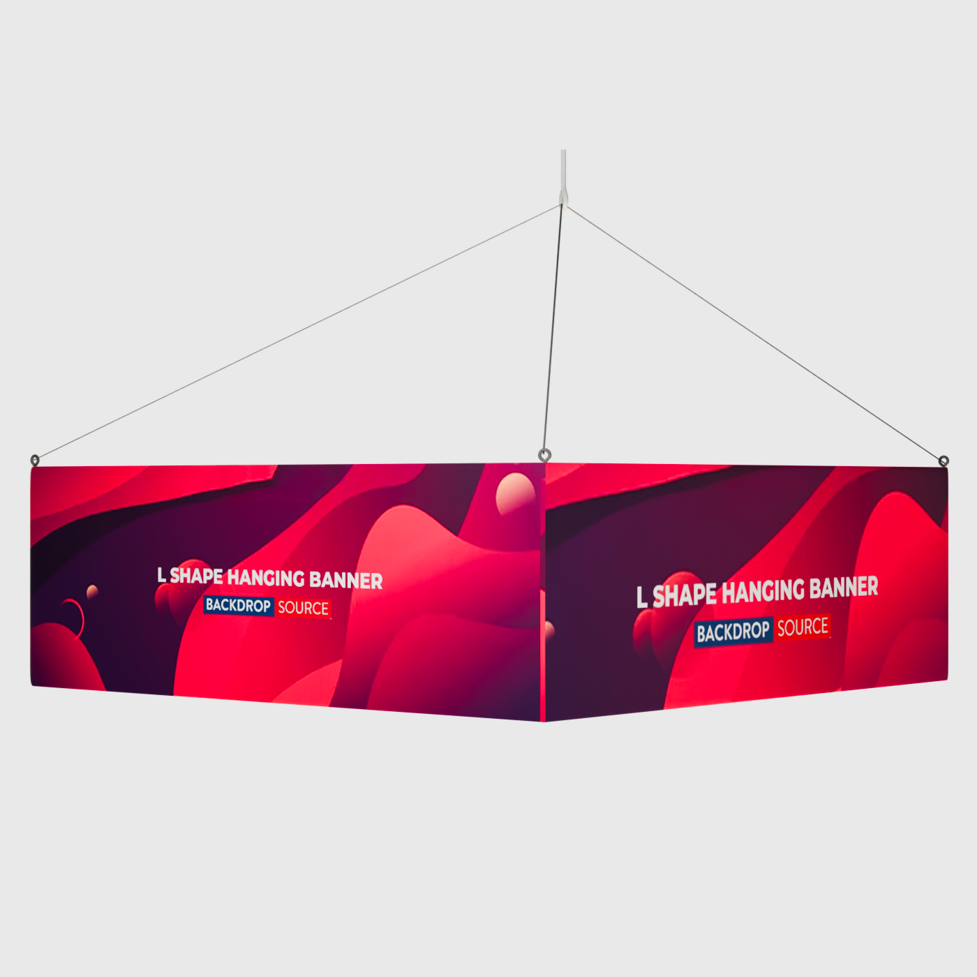 L Shape Hanging Banner