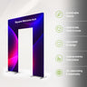 Fabric Square Welcome Arch Stand
