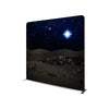 Christmas Bethlehem Night Scene STRAIGHT TENSION FABRIC MEDIA WALL - Backdropsource