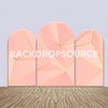 Peach Marble Themed Party Backdrop Media Sets for Birthday / Events/ Weddings - Backdropsource