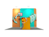 Portable Exhibit Display 10ft - Model 1 - Backdropsource