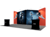 Portable Exhibit Display 20ft - Model 2 - Backdropsource