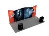 Portable Exhibit Display 20ft - Model 2 - Backdropsource