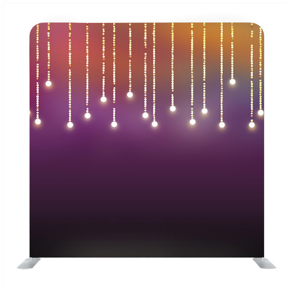 Abstract Background Of Glowing Balls Spherical Luminous Bulb Media Wall - Backdropsource
