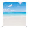 Beautiful Tropical Beach and Sea on Blue Sky Media wall - Backdropsource