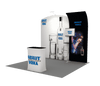 Portable Exhibit Display 10ft - Model 8 - Backdropsource