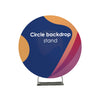 First Birthday Themed Circle Round Photo Booth Backdrop - Backdropsource