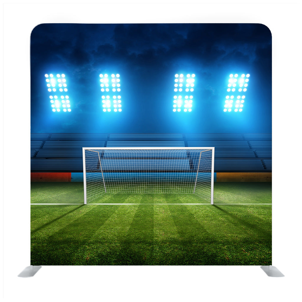 Football Field & Stadium Lights Background illustration Background Media Wall - Backdropsource