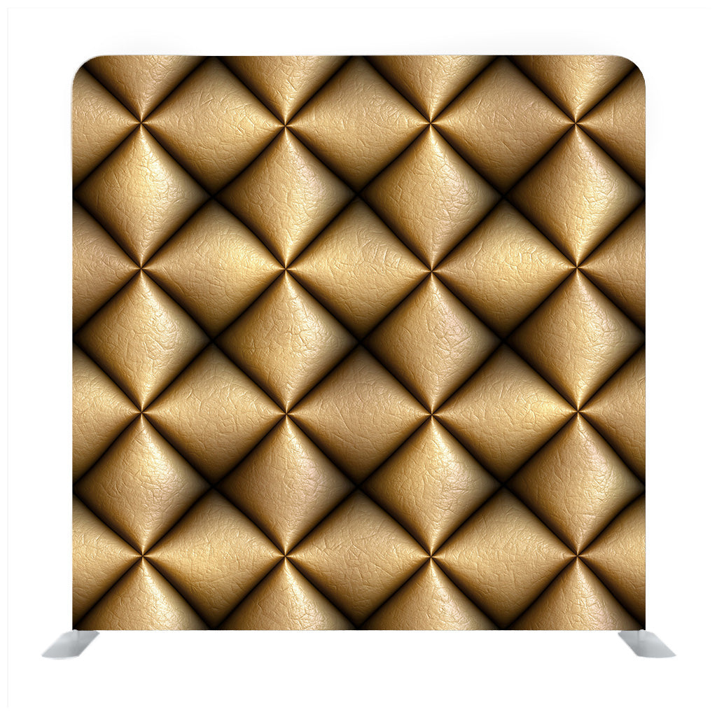 A close-up of golden fabric background texture backdrop - Backdropsource
