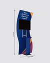 Portable Exhibit Display - S shape - Backdropsource