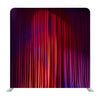Red Curtains Panorama Closed And The Lights To A Scene Background Media Wall - Backdropsource