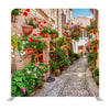 Small Town In Sunny Day Background Media Wall - Backdropsource