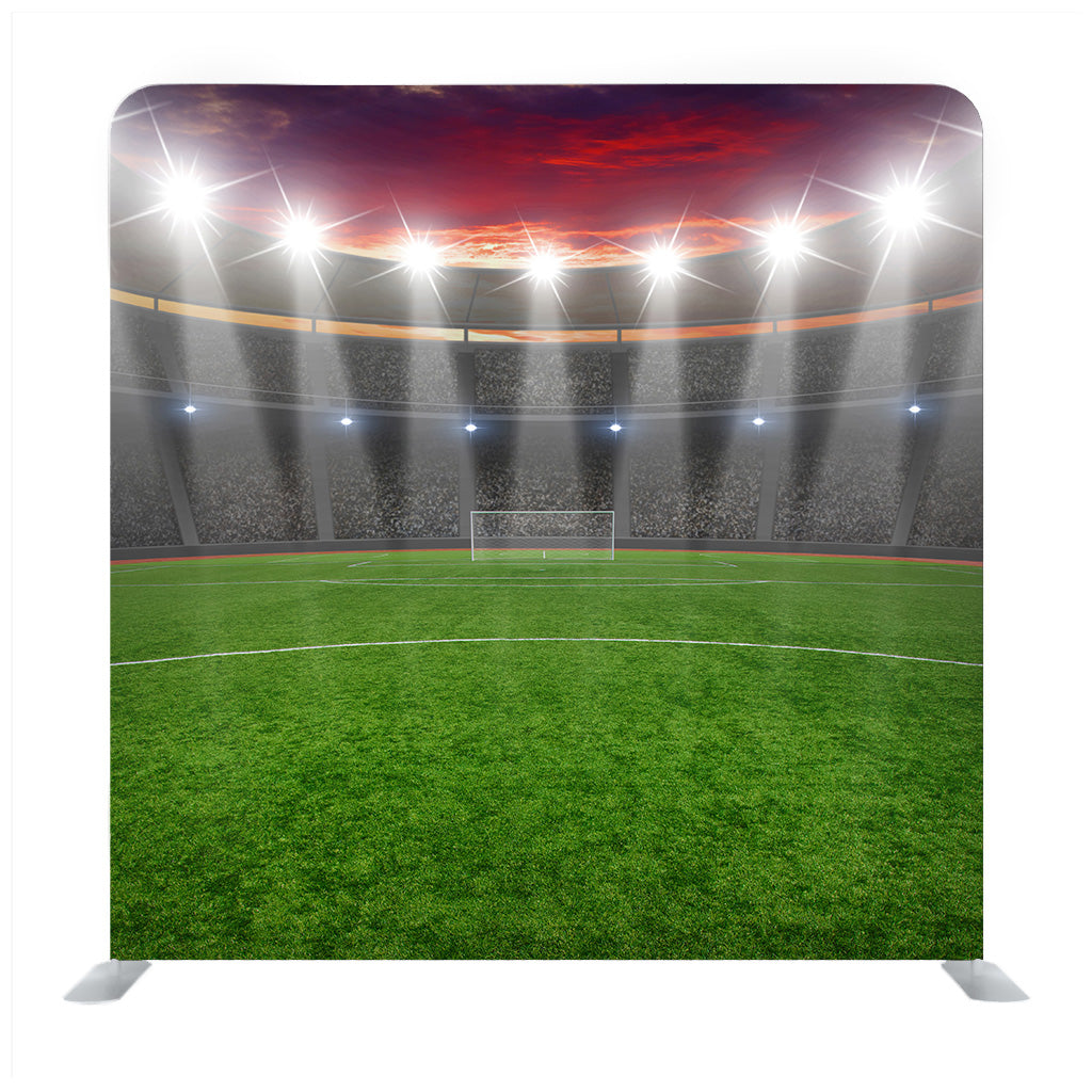 Stadium With Fans The Night Before The Match Background Media Wall - Backdropsource