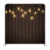 Wooden Decor With Lights Media Wall - Backdropsource