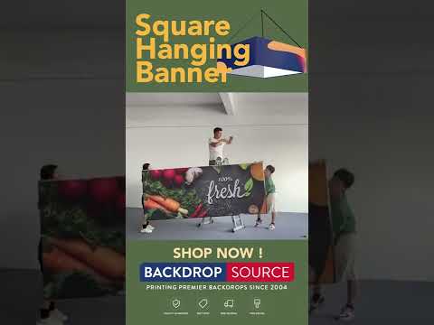 Sky Tube Square Hanging Banner