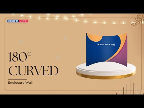 180° Curved Exhibition Booth Wall